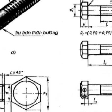 Dịch vụ Gia công Bulong đặc chủng theo bản vẽ kỹ thuật chuyên nghiệp